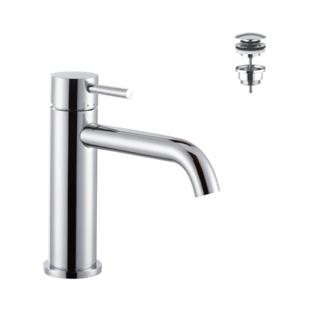 Vema Maira Bateria umywalkowa z korkiem chrom V27011/K