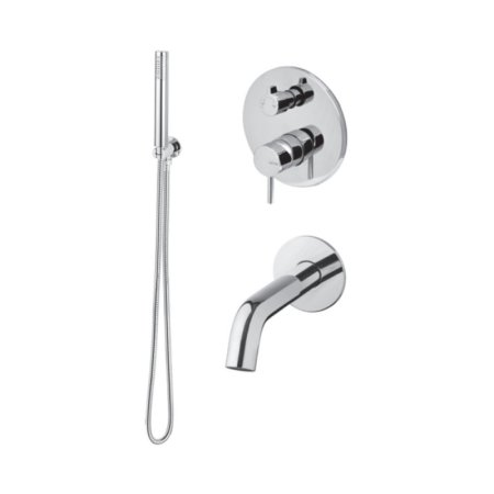 Vema Maira Bateria wannowa podtynkowa chrom MAIWYL17