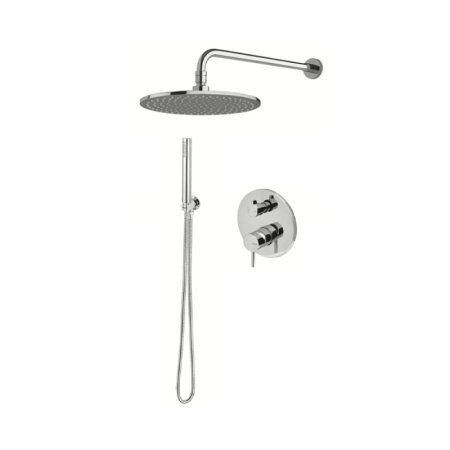 Vema Maira Zestaw prysznicowy podtynkowy z deszczownicą chrom MAIZES30