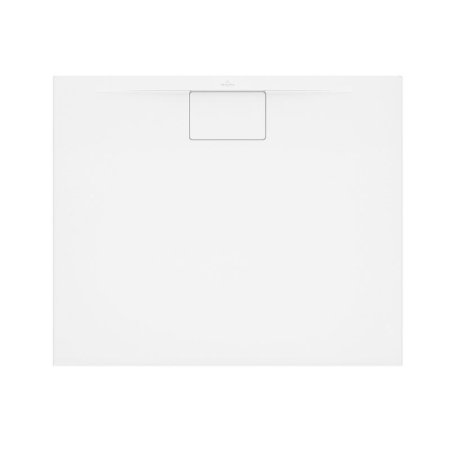 Villeroy & Boch Architectura MetalRim Brodzik prostokątny 100x70x1,5 cm z akrylu, z powierzchnią antypoślizgową, biały Weiss Alpin UDA1070ARA215GV-01
