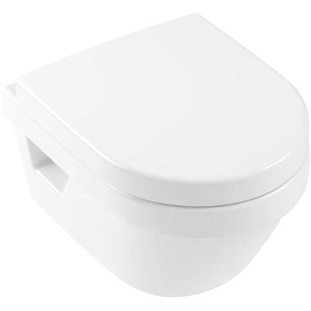 Villeroy & Boch Architectura Toaleta WC 48x35 cm bez kołnierza z powłoką CeramicPlus i AntiBac weiss alpin 4687R0T2