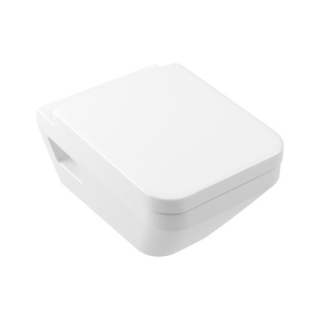 Villeroy & Boch Architectura Zestaw Toaleta WC TwistFlush bez kołnierza + deska wolnoopadająca biały Weiss Alpin z powłoką CeramicPlus 5685CLR1