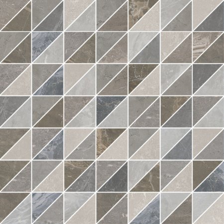 Villeroy & Boch Astoria Dekor mozaika 37,5x37,5 cm rektyfikowany VilbostonePlus, brązowy, szary Multicolor 2910JR99