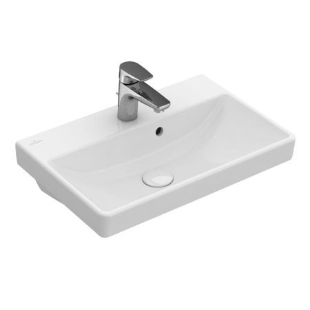 Villeroy & Boch Avento Umywalka mała wisząca 55x37 cm z przelewem biała Weiss Alpin 4A005501