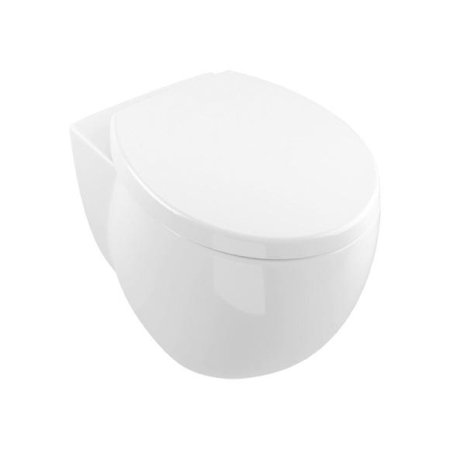 Villeroy & Boch Aveo New Generation Toaleta WC stojąca 41x56 cm lejowa, z powłoką CeramicPlus, biała Star White 661310R2