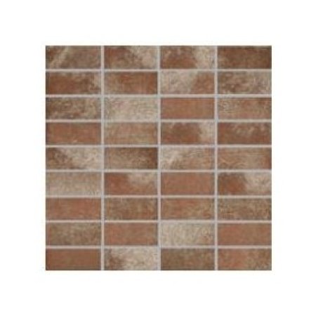Villeroy & Boch Fire&Ice Mozaika podłogowa 3,3x7,5 cm rektyfikowana, miedziana copper red 2411MT10