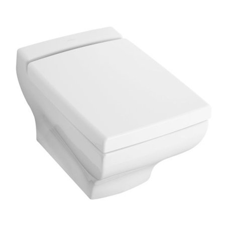 Villeroy & Boch La Belle Toaleta WC podwieszana 38,5x58,5 cm lejowa, z powłoką CeramicPlus, biała Weiss Alpin 562710R1