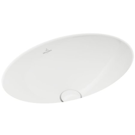 Villeroy & Boch Loop & Friends Umywalka podblatowa 43x28 cm z przelewem z powłoką CeramicPlus weiss alpin 4A5300R1