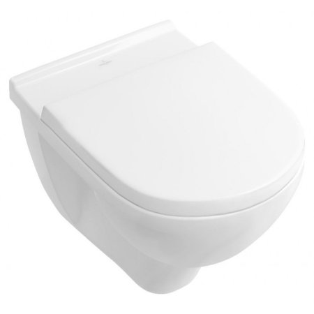 Villeroy & Boch O.Novo Toaleta WC podwieszana 36x56 cm lejowa DirectFlush bez kołnierza wewnętrznego, biała Weiss Alpin 5660R001
