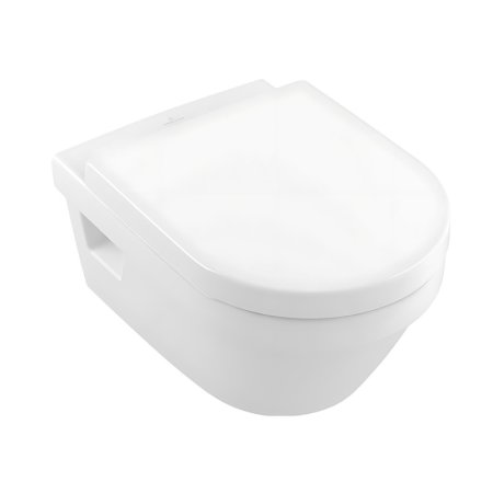Villeroy & Boch Architectura Toaleta WC podwieszana 53x37 cm DirectFlush bez kołnierza biała Weiss Alpin 5684R001