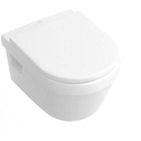 Villeroy & Boch Architectura Toaleta WC podwieszana 37x53 cm, lejowa, bez kołnierza wewnętrznego, z powłoką CeramicPlus, biała Weiss Alpin 5684R0R1