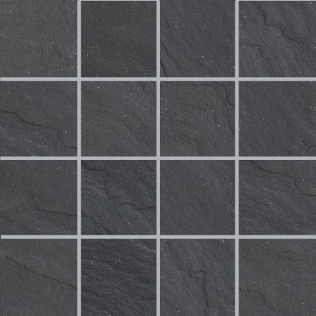 Villeroy & Boch Place Mozaika podłogowa 7,5x7,5 cm rektyfikowana Vilbostoneplus, czarna black 2486SL90