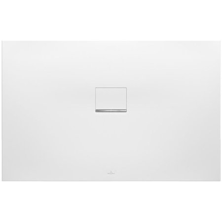 Villeroy & Boch Squaro Infinity Brodzik prostokątny 100x70 cm z Quarylu biały Stone White UDQ1070SQI2RV-RW