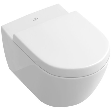 Villeroy & Boch Subway 2.0 Toaleta WC podwieszana 56x37 cm DirectFlush bez kołnierza z powłoką CeramicPlus, biała Weiss Alpin 5614R0R1