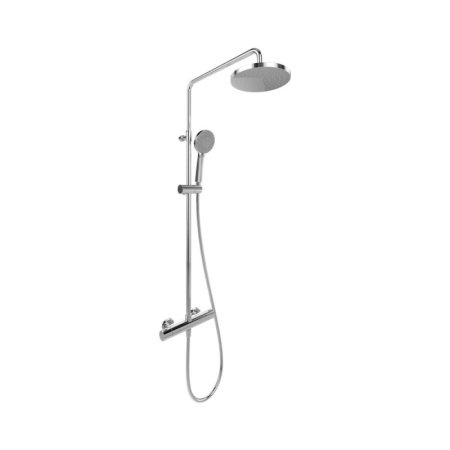 Villeroy & Boch Universal Showers Zestaw prysznicowy termostatyczny natynkowy z deszczownicą chrom TVS10900200061