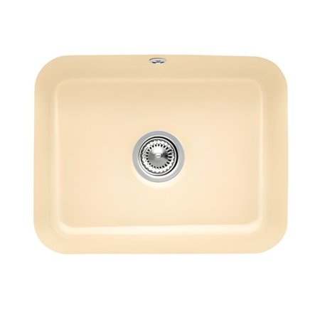 Villeroy&Boch Cisterna 60C Zlewozmywak ceramiczny jednokomorowy CeramicPlus 55x44 cm kremowy Crema 670601KR
