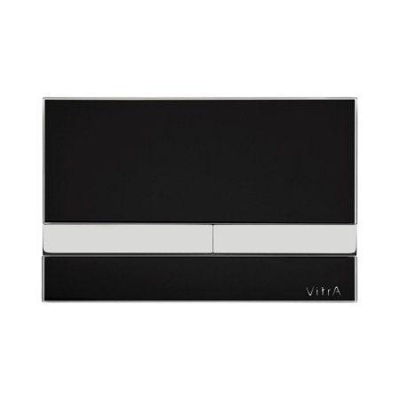 Vitra Select Przycisk WC czarny/chrom 740-1101