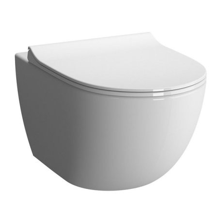Vitra Sento Rim-Ex Toaleta WC podwieszana 54x36,5 cm bez kołnierza, biała 7748B003-0075