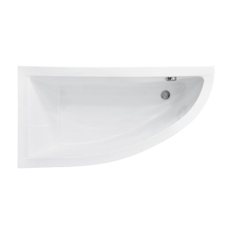 Besco Praktika Wanna asymetryczna 140x70 cm lewa biała WAP-140-NL