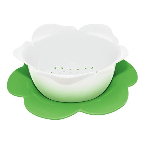 Zak Designs Durszlak 16,5 cm, biały/zielony 1283-A850 