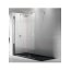 Novellini Lunes Ścianka prysznica stała 110 cm, profil srebrny LUNESH110-1B - zdjęcie 1