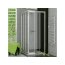 Ronal Sanswiss Top-Line Kabina prysznicowa narożna z drzwiami trzyczęściowymi rozsuwanymi 80x190 cm drzwi lewe, profile srebrny mat szkło przezroczyste TOE3G08000107 - zdjęcie 1
