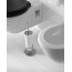 Globo Paestum Pojemnik ze szczotką do WC stojący 10x10x45 cm, biały/chrom PASC43 - zdjęcie 1