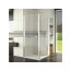 Ronal Swing-Line Ścianka prysznicowa boczna - 120 x 195 cm biały Pas satynowy poziomy (SLT112000451) - zdjęcie 1