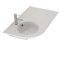 Globo Prima umywalka wisząca 80 cm x 50 cm x 20 cm prawa biała PR023 BI - zdjęcie 1
