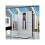 Ronal Fun Ścianka prysznicowa dodatkowa - 120 x 200cm Chrom Wzór efektu lustrzanego (FUDT12005053) - zdjęcie 1