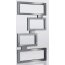 Zeta CLASH Grzejnik dekoracyjny 920x450, kolor INOX - CLS04500920 - zdjęcie 1