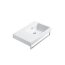 Catalano Zero Domino Umywalka prawa 75x50 cm z powłoką CataGlaze, biała 17DZE00 - zdjęcie 1