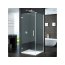 Ronal Pur Drzwi prysznicowe jednoczęściowe - Mocowanie lewe na wymiar Chrom Szkło Master Carre (PUR1GSM11030) - zdjęcie 1