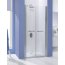 Sanplast Prestige DD/PRIII Drzwi prysznicowe - 80/195 biały szkło przezroczyste 600-073-0920-01-401 - zdjęcie 2