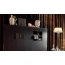 Kerasan Bentley Drewniana ścianka do WC i bidetu wiszącego 152x140x17 cm, ciemne drewno 918547 - zdjęcie 3