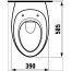 Laufen Alessi One Toaleta WC podwieszana 58,5x39 cm ze szkliwieniem LCC, biała H8209764000001 - zdjęcie 2