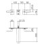 Dornbracht for Villeroy & Boch Supernova Bateria umywalkowa ścienna bez korka automatycznego chrom 36707732-00 - zdjęcie 2