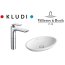 Kludi Balance Bateria umywalkowa wysoka chrom + Villeroy & Boch Loop&Friends Umywalka nablatowa 58,5x38 cm biała 522960575+51510001 - zdjęcie 1