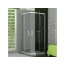Ronal Sanswiss Top-Line Kabina prysznicowa narożna z drzwiami otwieranymi na zewnątrz 100x190 cm drzwi prawe, profile białe szkło przezroczyste TED2D10000407 - zdjęcie 1