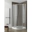 Aquaform Puenta Swing Kabina prysznicowa półokrągła jednoskrzydłowa 80x80cm, profile chrom 100-06591 - zdjęcie 1