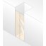 Huppe Studio Berlin Pure Drzwi bezramowe wahadłowe do wnęki na wymiar biały Szkło Sand Plus Anti Plaque BR0069G316 - zdjęcie 1