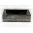 Hansa Stone TIMOR BLACK umywalka nablatowa 50 x 35 x 12 (HS039) - zdjęcie 1
