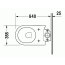 Duravit Starck 2 Miska toaletowa lejowa 35,5x64 cm stojąca, z powłoką WonderGliss (02380900001) - zdjęcie 2