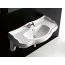 Kerasan Retro Umywalka wisząca 100x54,5 cm z przelewem biała 1050/105001 - zdjęcie 4