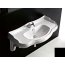 Kerasan Retro Wspornik ceramiczny do umywalki, czarna 107904 - zdjęcie 1