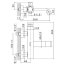 Newform D-sign Bateria wannowa chrom 62040.31 - zdjęcie 1