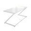 Unique Z-Line Main Desk Biurko 152x76 cm, białe 816-01-W-C - zdjęcie 1