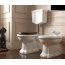 Kerasan Retro Miska WC stojąca odpływ pionowy 70,5x38,5 cm, czarna 101004 - zdjęcie 7