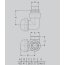 Terma Zawór termostatyczny trójosiowy gwint zewnętrzny lewy, chrom TGZTCR002 - zdjęcie 4