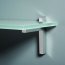 Glasspoint Accessories Półka szklana - 64x16,5 Błękitna półprzezroczysta PL5(64)-02 - zdjęcie 3